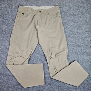 KUHL Revolvr Pants Men's 38x36 Straight Fit Brown Stretch Vintage Patina Hiking
